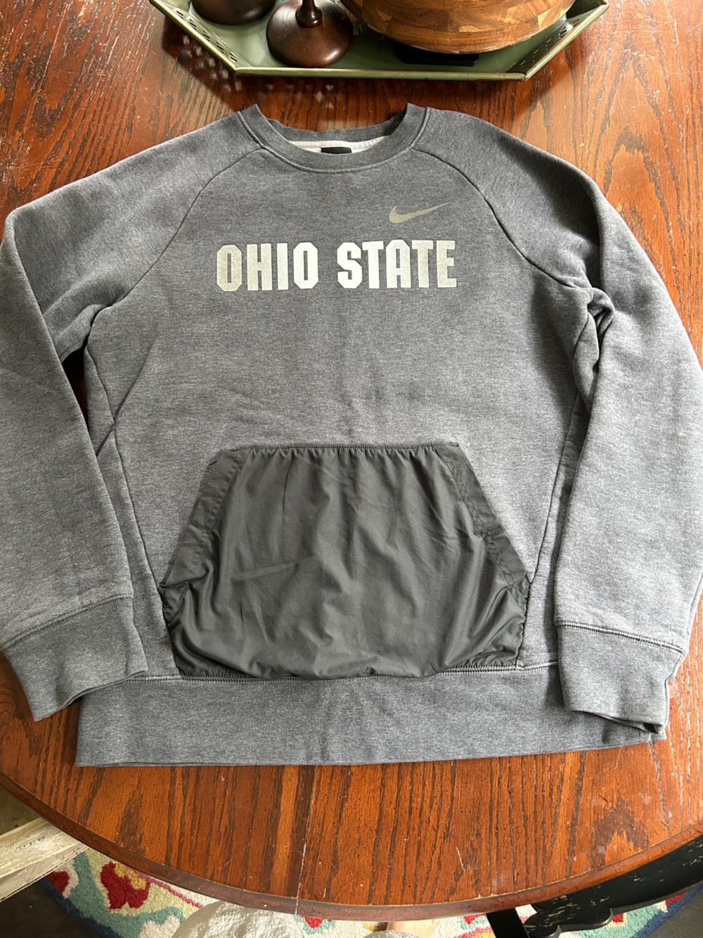 Nike Gray Ohio State Crewneck Sweatshirt Boxy - Medium